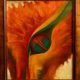 DRAGON EYE-Original painting oil on canvas