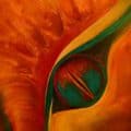DRAGON EYE-Original painting oil on canvas