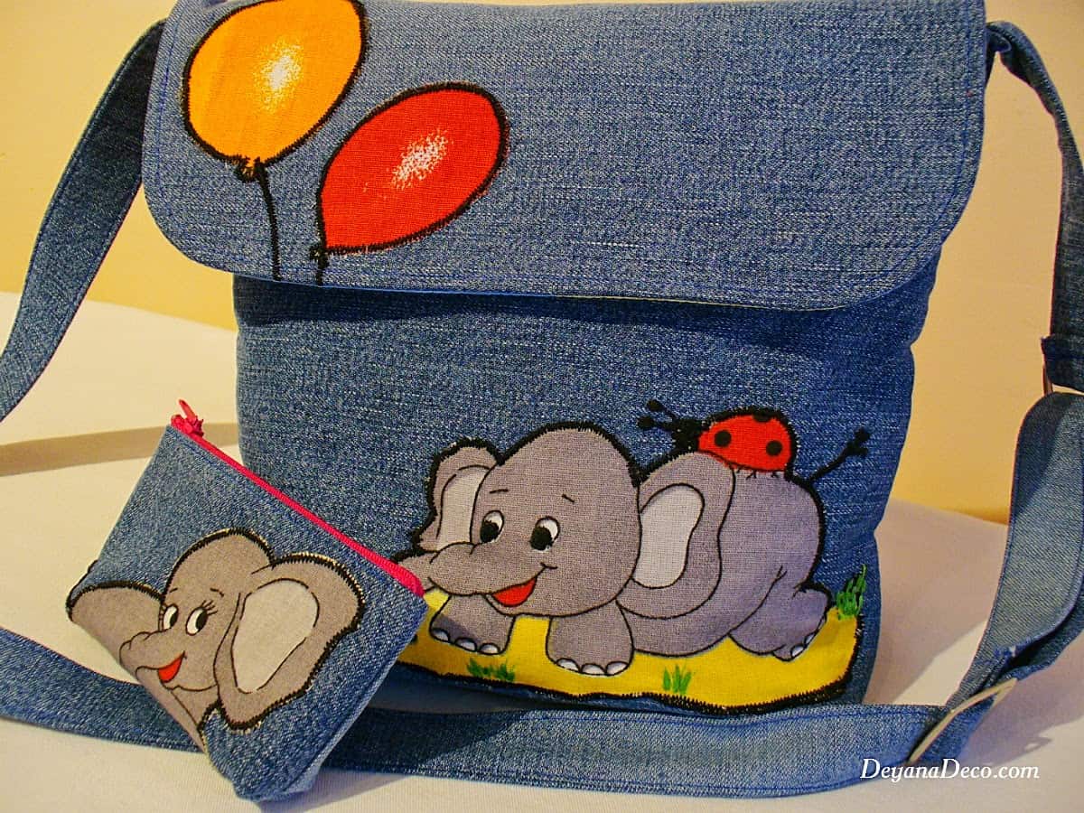 Elephant Handmade kids Bag by Deyana Deco 1