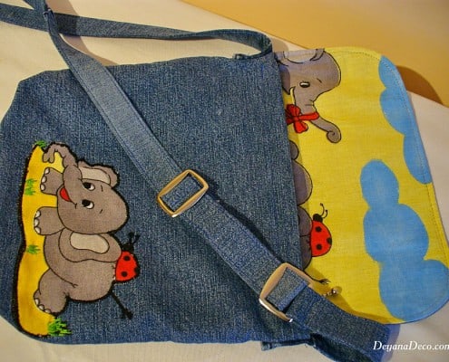 Elephant Handmade kids Bag by Deyana Deco 3