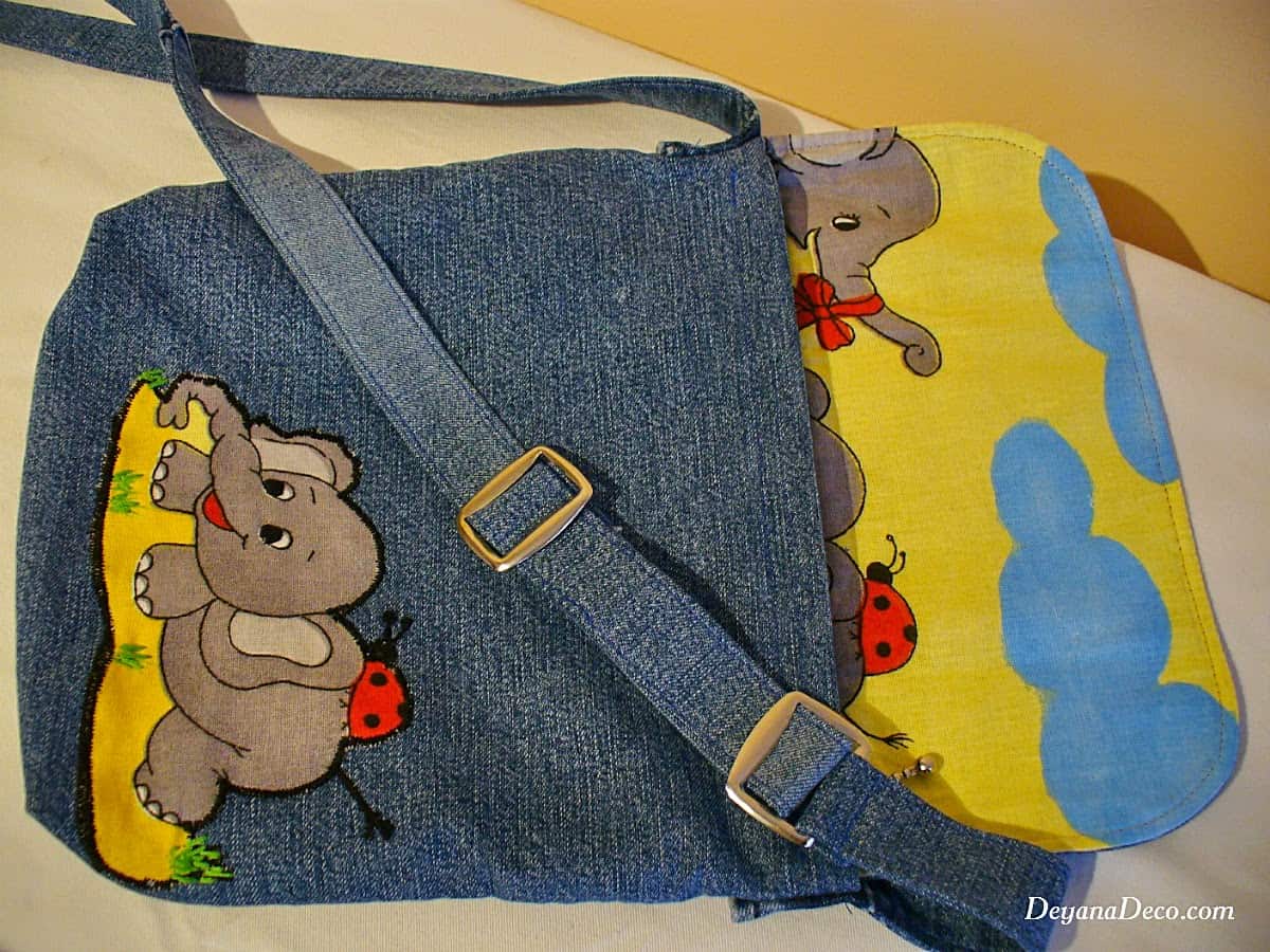 Elephant Handmade kids Bag by Deyana Deco 3