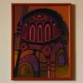 FLAME-Original painting from the cycle ARCHES