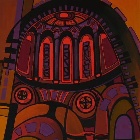 FLAME-Original painting from the cycle ARCHES