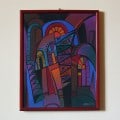 GLOW-Original painting from the cycle ARCHES
