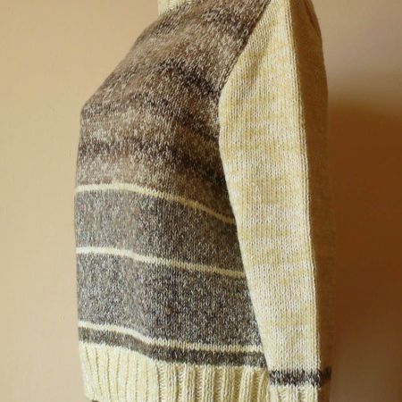 Hand Knit Ski Women Long Sleeve Jumper