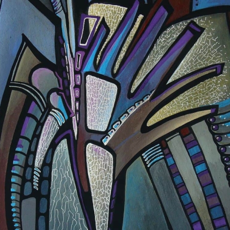 WINGS - Original mixed media drawing