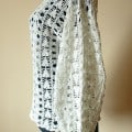 White Hand Crochet Women Jumper With Long Sleeves