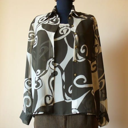 Women Chiffon Set Top and Shirt
